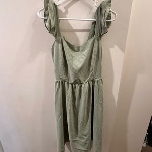 Adorable green summer dress